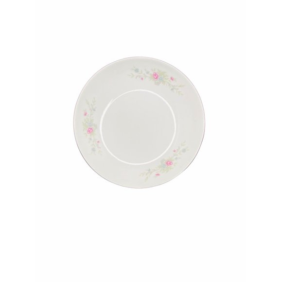 Florenteen Fine China Japan Fantasia 8 Piece Dessert Dish Set White With Floral - Picture 8 of 9